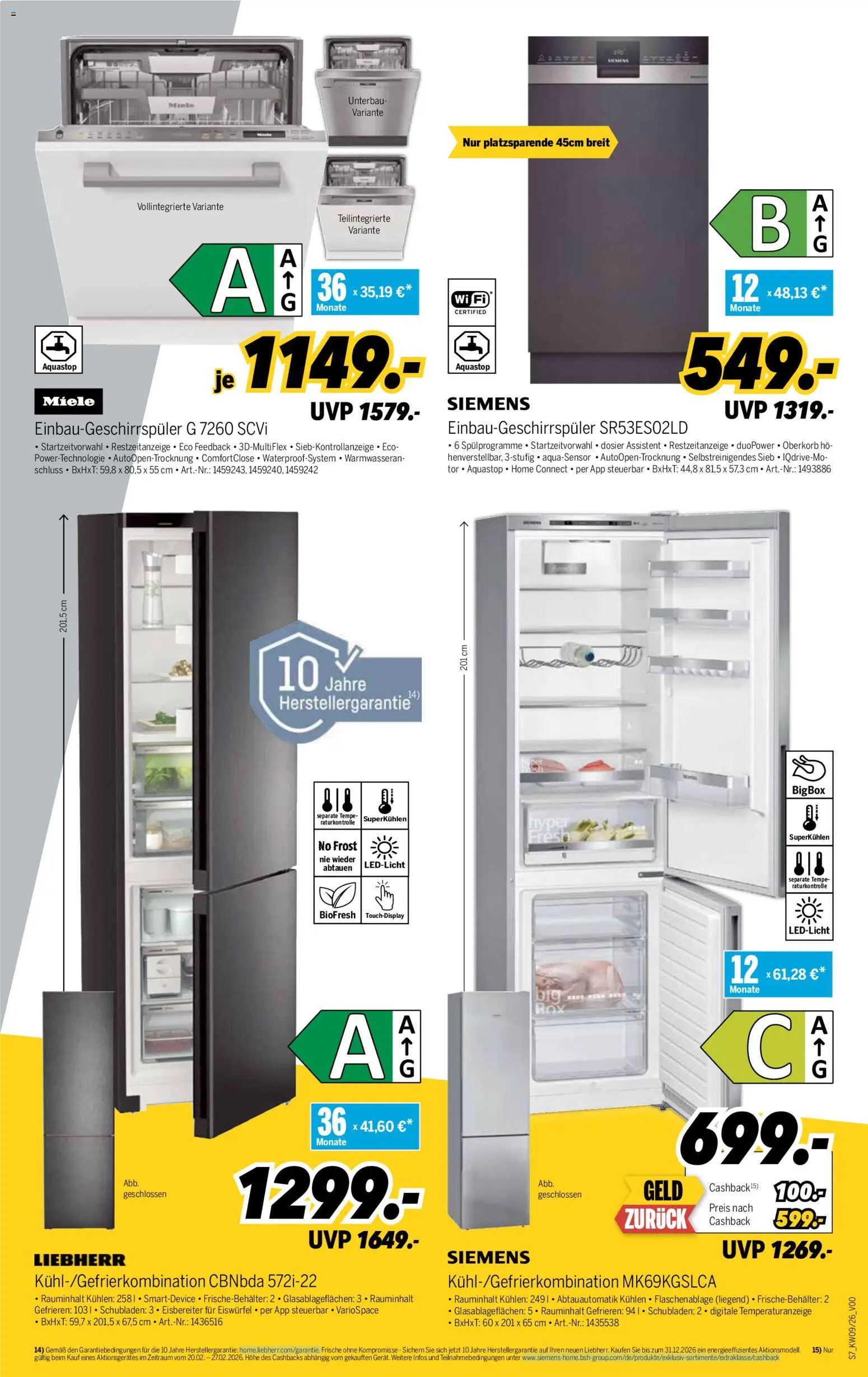 Medimax Prospekt 	 – gültig ab 20.02.2026 | Seite: 7 | Produkte: Miele, Liebherr, Siemens, Box
