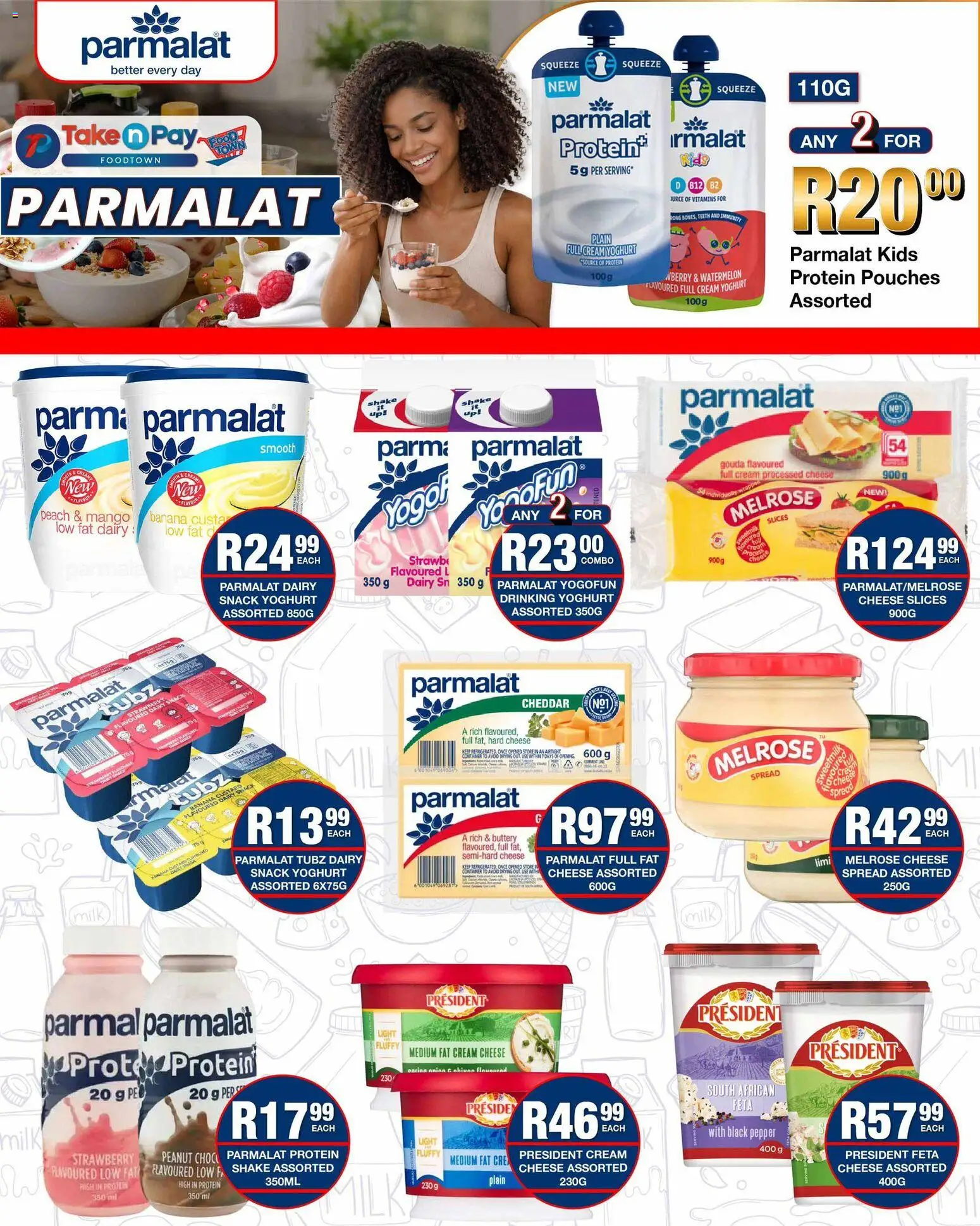 New Take n Pay catalogue – valid from 13.04.2026 | Page: 25 | Products: Custard, Yoghurt, Detergente líquido, Pepper