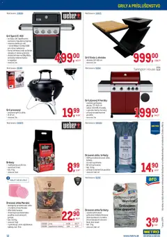 Metro leták platný od 11.03.2026 | Strana: 13 | Produkty: Gril, Skrinka, Rošt, Drevené uhlie