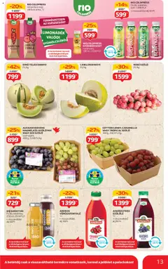 Auchan akciós ujság - amely érvényes a következő dátumtól: 07.08.2025 | Oldal: 13