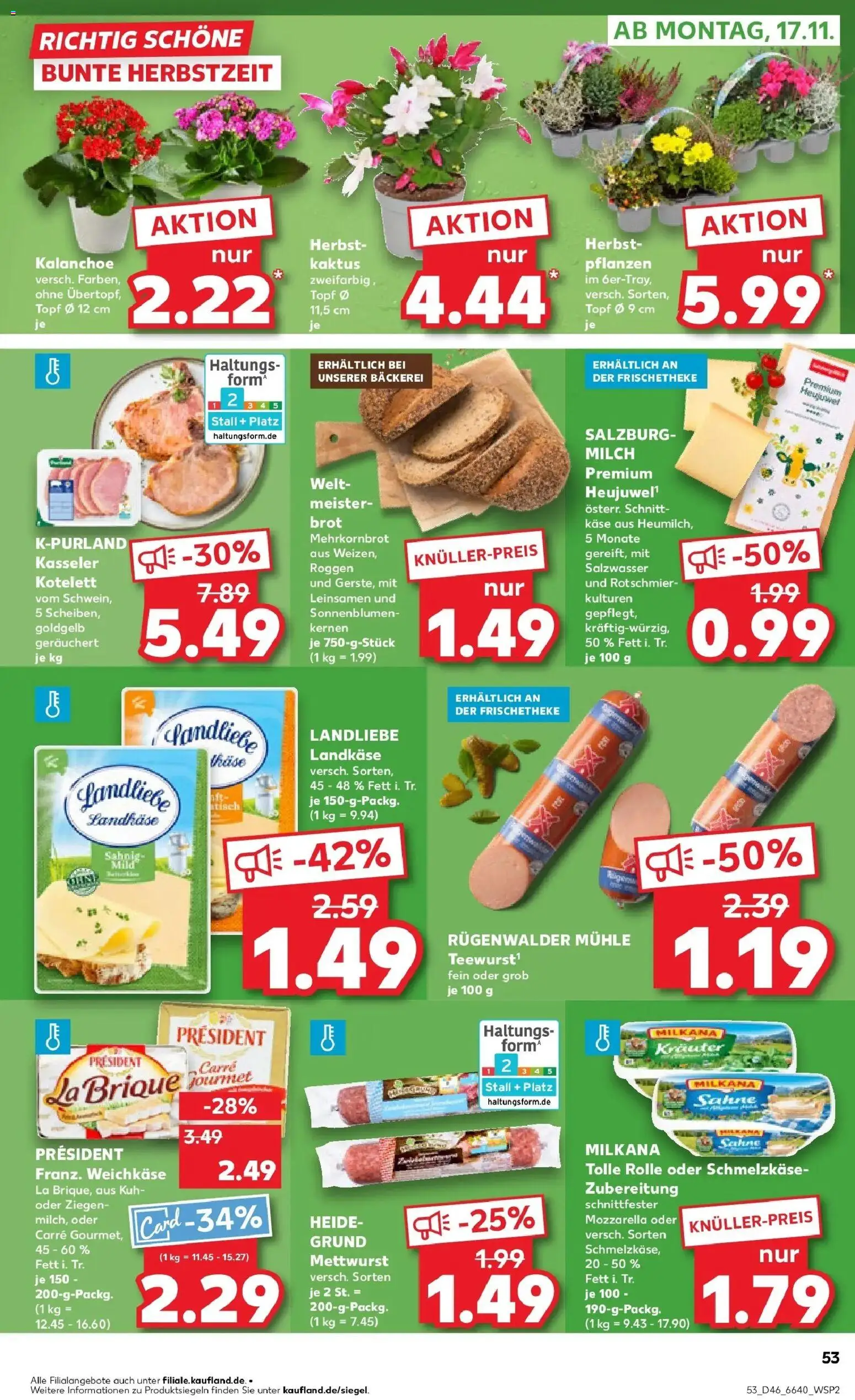 Kaufland prospekt Aalen	 – gültig ab 13.11.2025 | Seite: 53 | Produkte: Mühle, Milch, Käse, Tisch