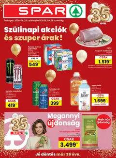 Spar akciós újság - amely érvényes a következő dátumtól: 23.04.2026