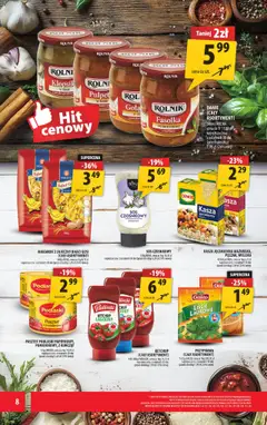 Arhelan Gazetka od 01.08.2025 | Strona: 8 | Produkty: Ketchup, Delikatesy, Makaron, Sos