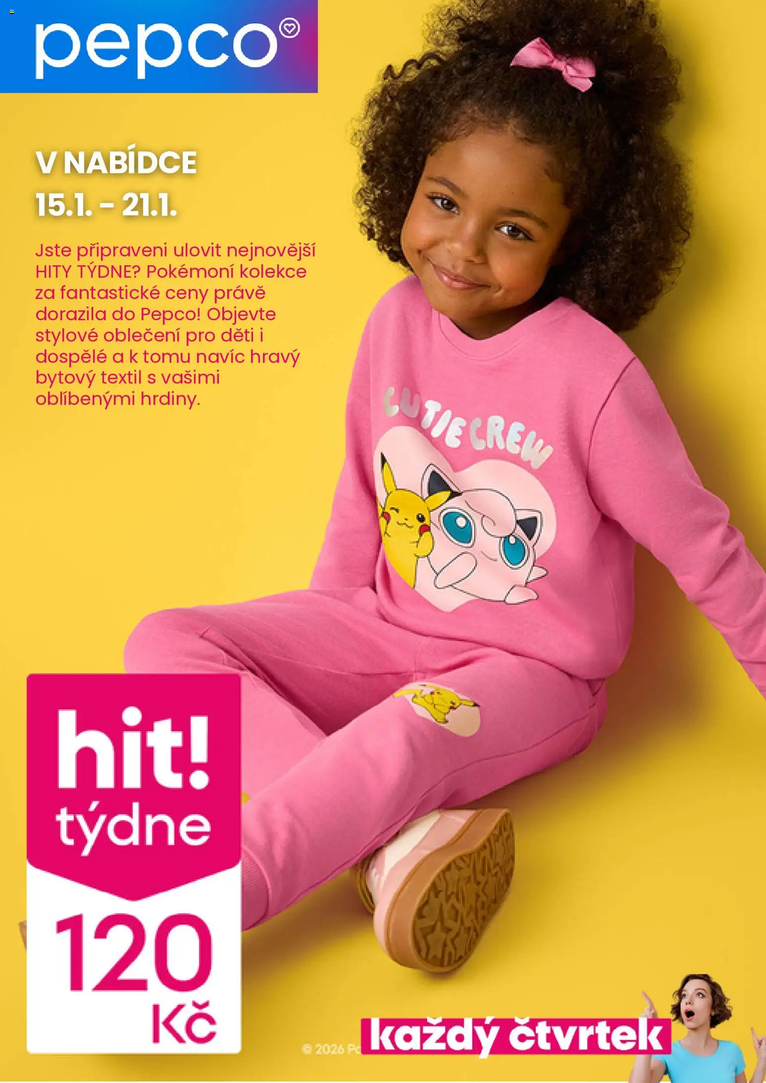 Pepco leták od 15.01.2026 | Strana: 1 | Produkty: Oblečení pro děti, Oblečení