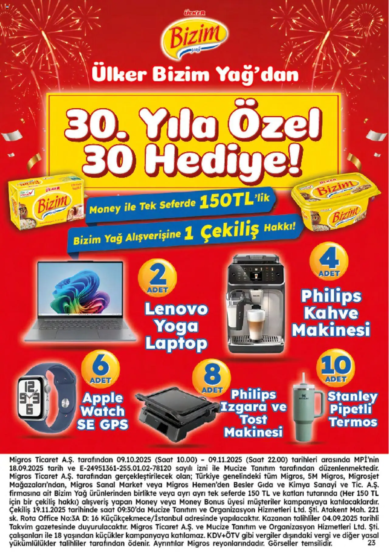Migros Katalog - 5M Migroskop Dijital - 09.10.2025 tarihinden itibaren geçerlidir | Sayfa: 23 | Ürünler: Kahve, Laptop, Termos, Izgara