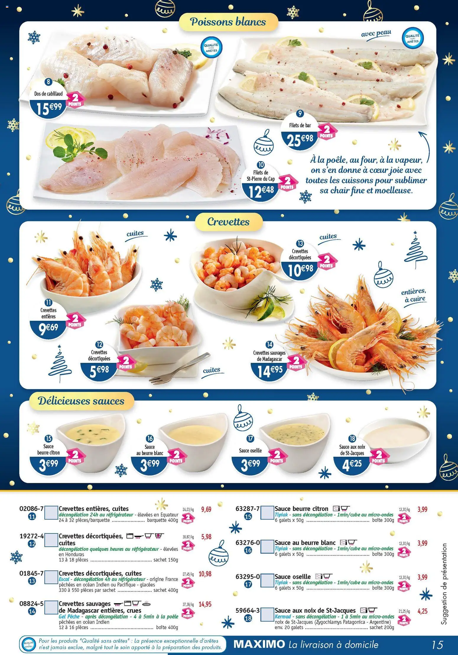 {H1} | Page: 15 | Produits: Citron, Poêle, Beurre, Noix