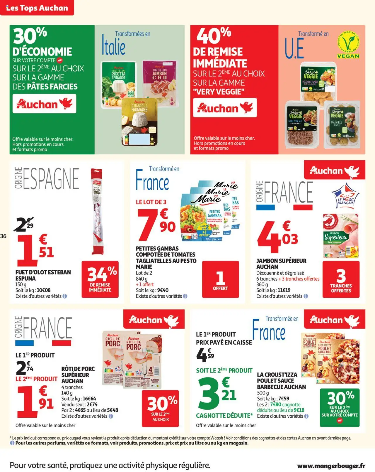 {H1} | Page: 36 | Produits: Barbecue, Porc, Ricotta, Pâtes