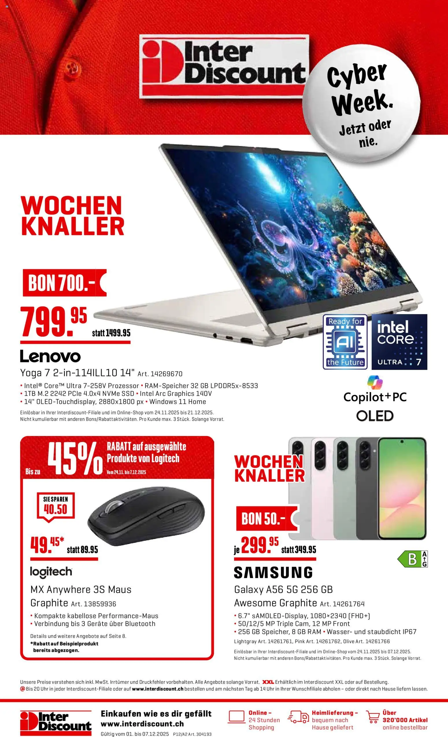 Interdiscount Aktionen – gültig ab 01.12.2025 | Seite: 1