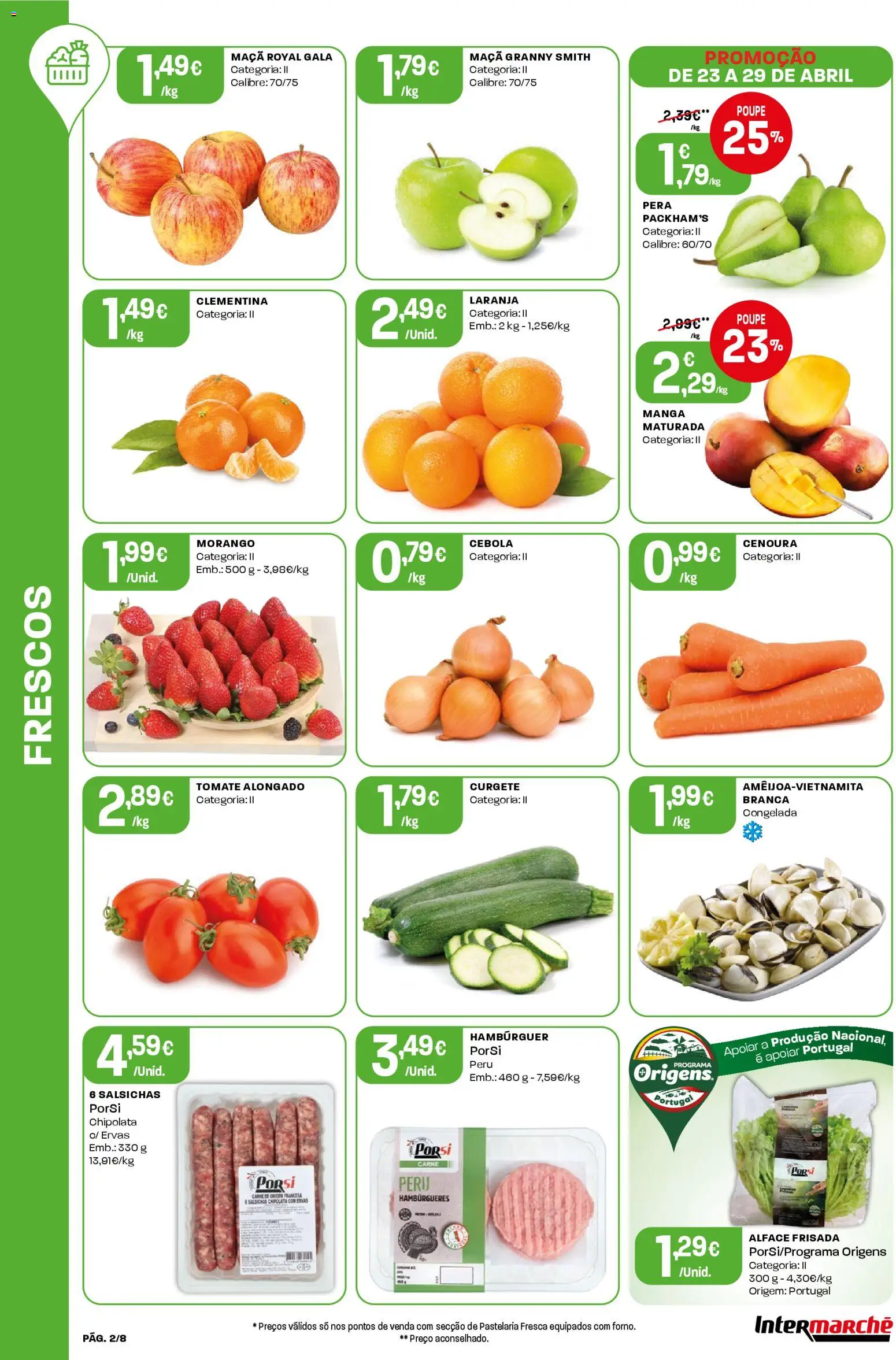 Intermarché Folheto Mini │ válido de 23.04.2026 | Página: 2 | Produtos: Peru, Curgete, Tomate, Alface