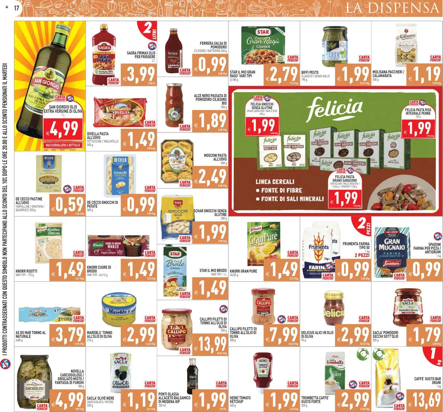 Volantino PIM Supermercati del 17.03.2026 | Pagina: 17 | Prodotti: Pizza, Riso, Pomodoro, Farina