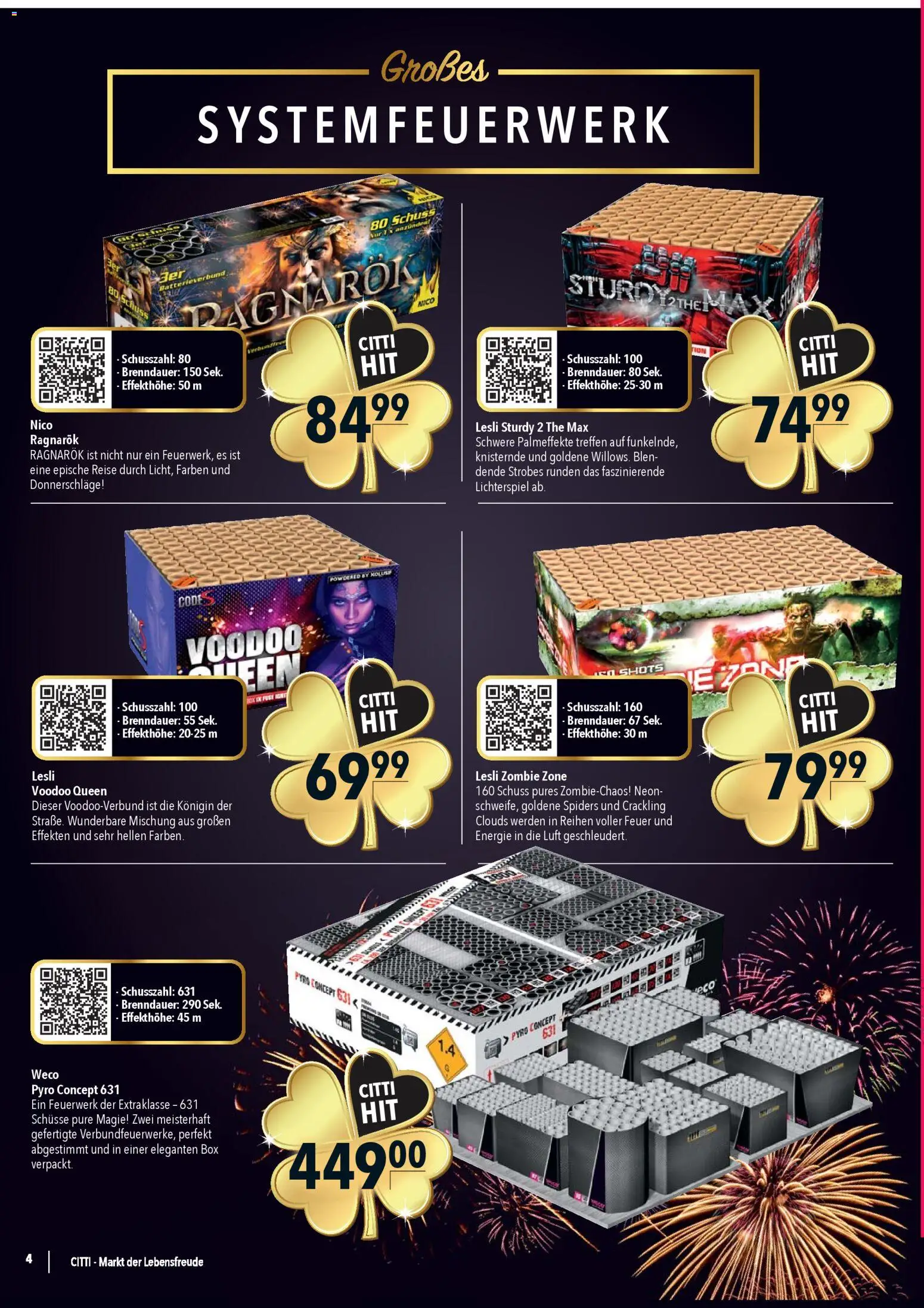 CITTI Markt  Silvester Feuerwerk – gültig ab 27.12.2025 | Seite: 4 | Produkte: Box