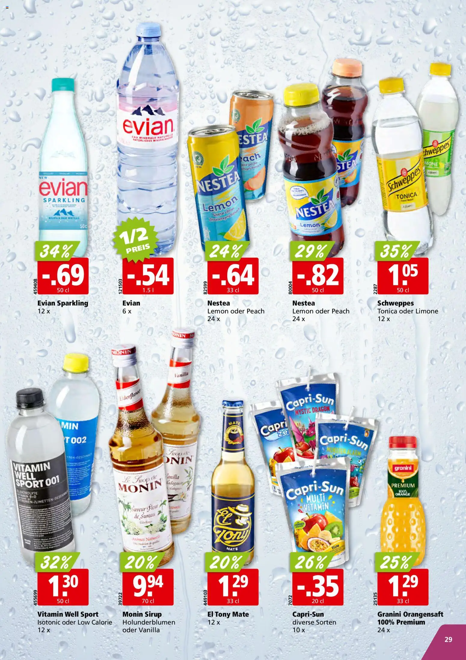 Aligro aktionen Schlieren, Gossau SG, Frauenfeld, Rapperswil-Jona, Sargans, Bern – gültig ab 04.05.2026 | Seite: 29 | Produkte: Sirup, Orangensaft