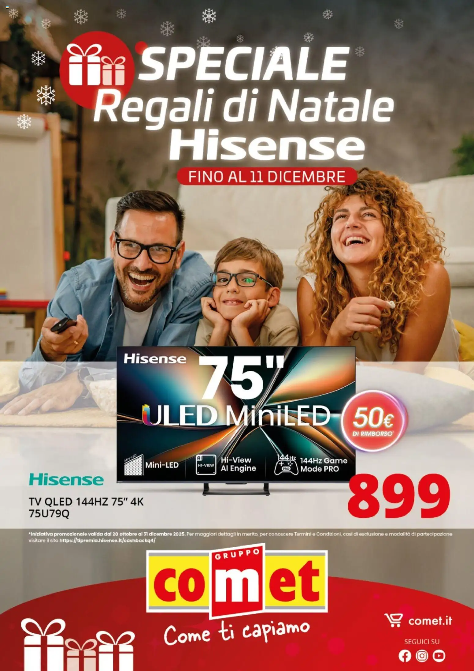 Volantino Comet del 20.10.2025 | Pagina: 1 | Prodotti: TV