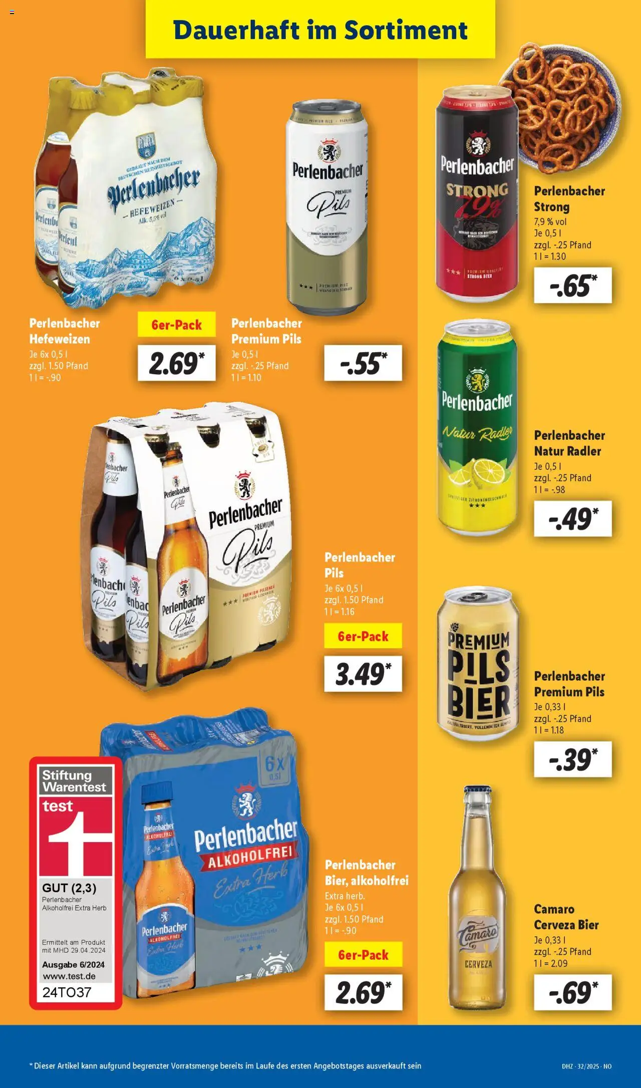 Lidl Prospekt Rahden - gültig ab dem 04.08.2025 | Seite: 47 | Produkte: Bier, Pils, Radler