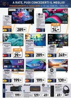 Anteprima del volantino Unieuro - Black Friday valido a partire dal 12.11.2025 | Pagina: 4 | Prodotti: Tv samsung, smart TV, Acqua, Batteria