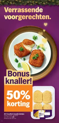Albert Heijn folder week 51 - Voorbeeld van een folder van Albert Heijn, geldig van 16.12.2025 | Pagina: 6 | Producten: Gruyère, Kaas, Schaal