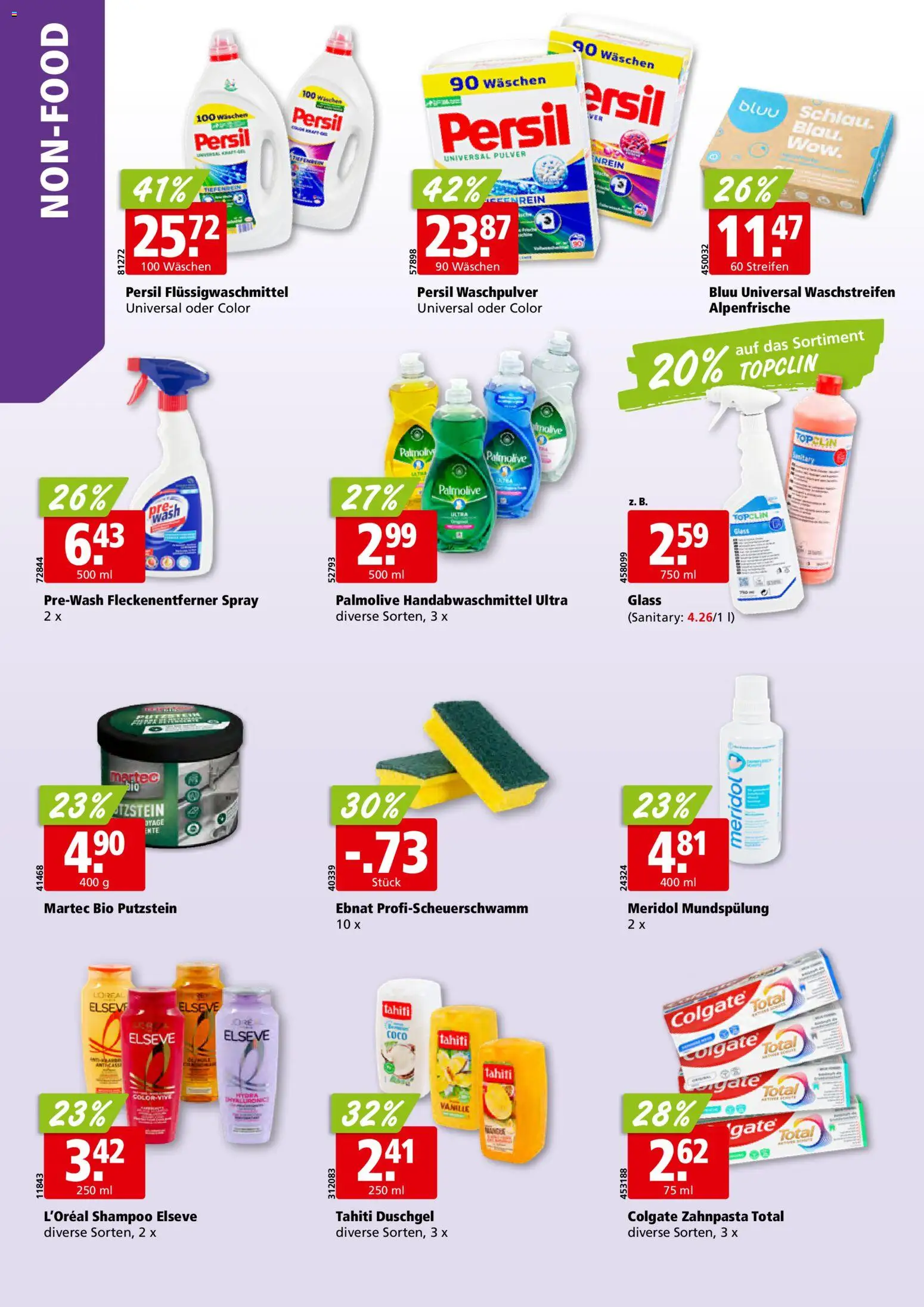 Aligro aktionen – gültig ab 09.03.2026 | Seite: 30 | Produkte: Pulver, Zahnpasta, Waschpulver, Fleckenentferner
