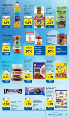 Ideál cestoviny, Cestoviny viac druhov, 400 g │ platný od 27.08.2025 | Strana: 25
