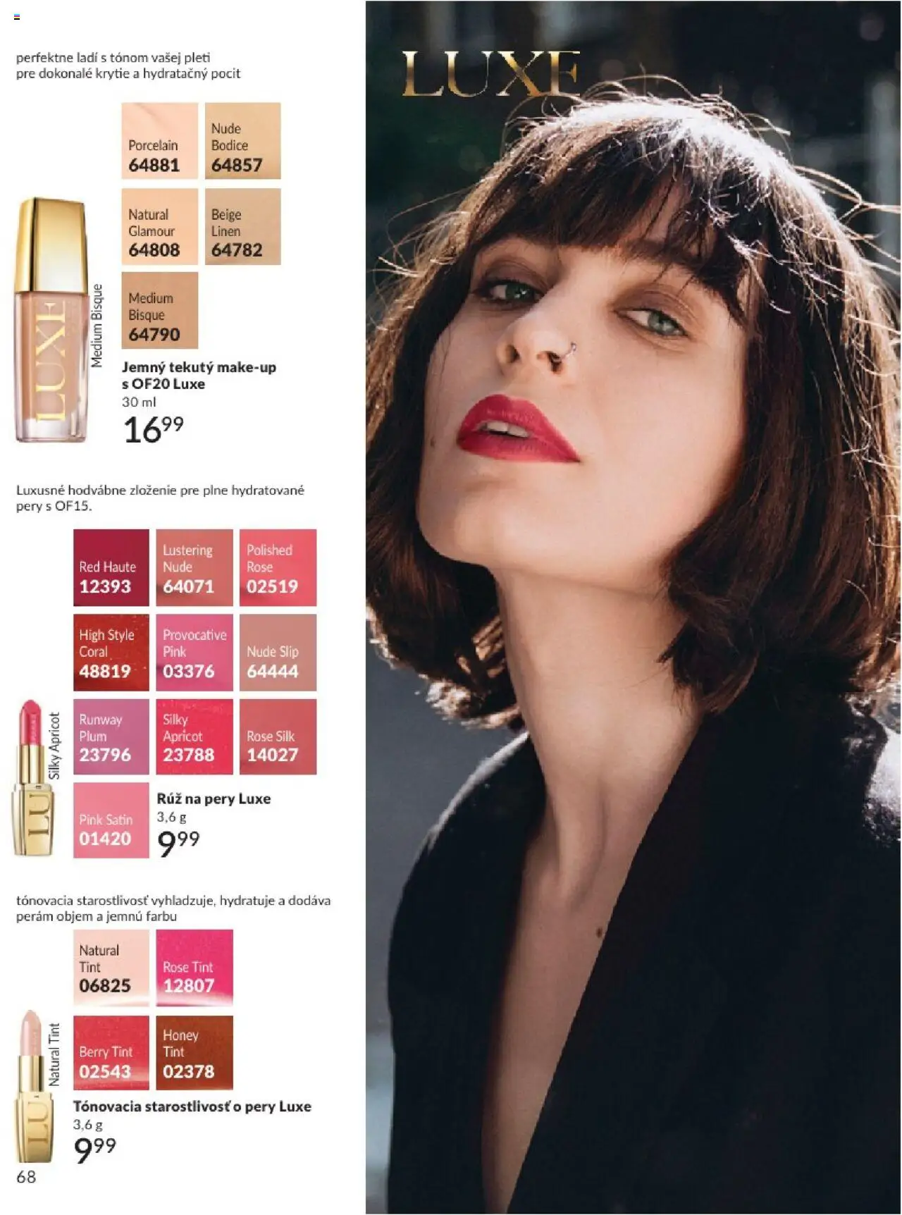Katalóg Avon 2025 │ platný od 01.08.2025 | Strana: 68 | Produkty: Rúž na pery
