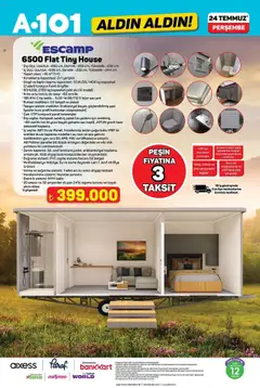 A101 Katalog Aldın Aldın - 24.07.2025 tarihinden itibaren geçerlidir | Sayfa: 12