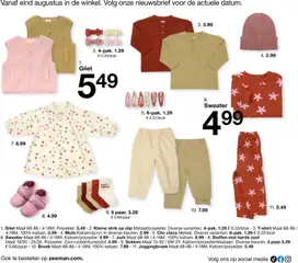 Zeeman - Onze babyfolder - Voorbeeld van een folder van Zeeman, geldig van 17.12.2025 | Pagina: 22