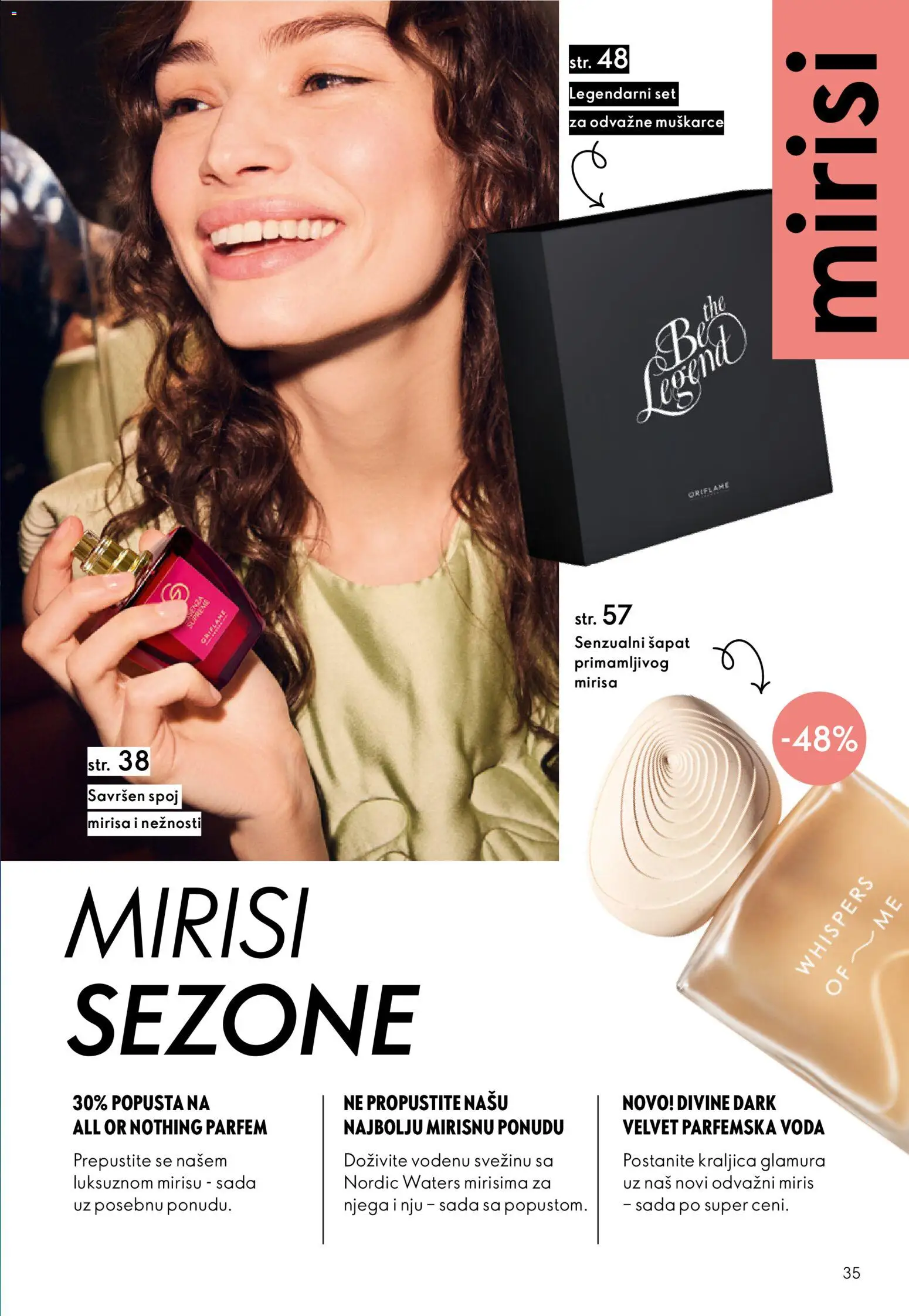 Oriflame katalog - važi od 19.11.2025 | Strana: 35 | Proizvode: Miris, Parfem, Voda