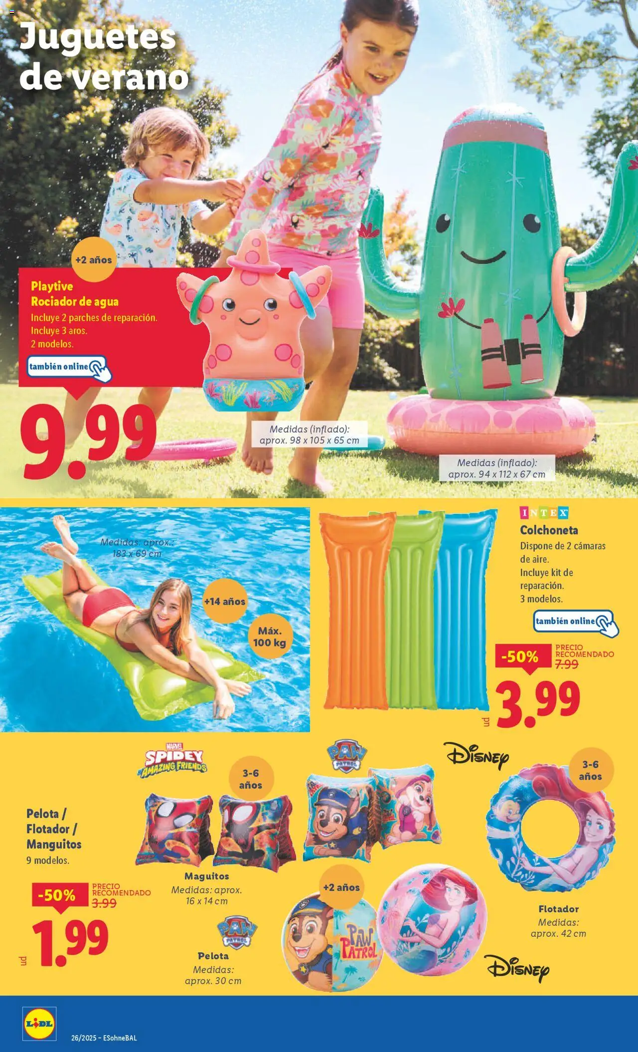 Lidl catálogo de bazar MAD │ válido desde el 23.06.2025 | Página: 8 | Productos: Juguetes, Pellets résineux, Colchoneta