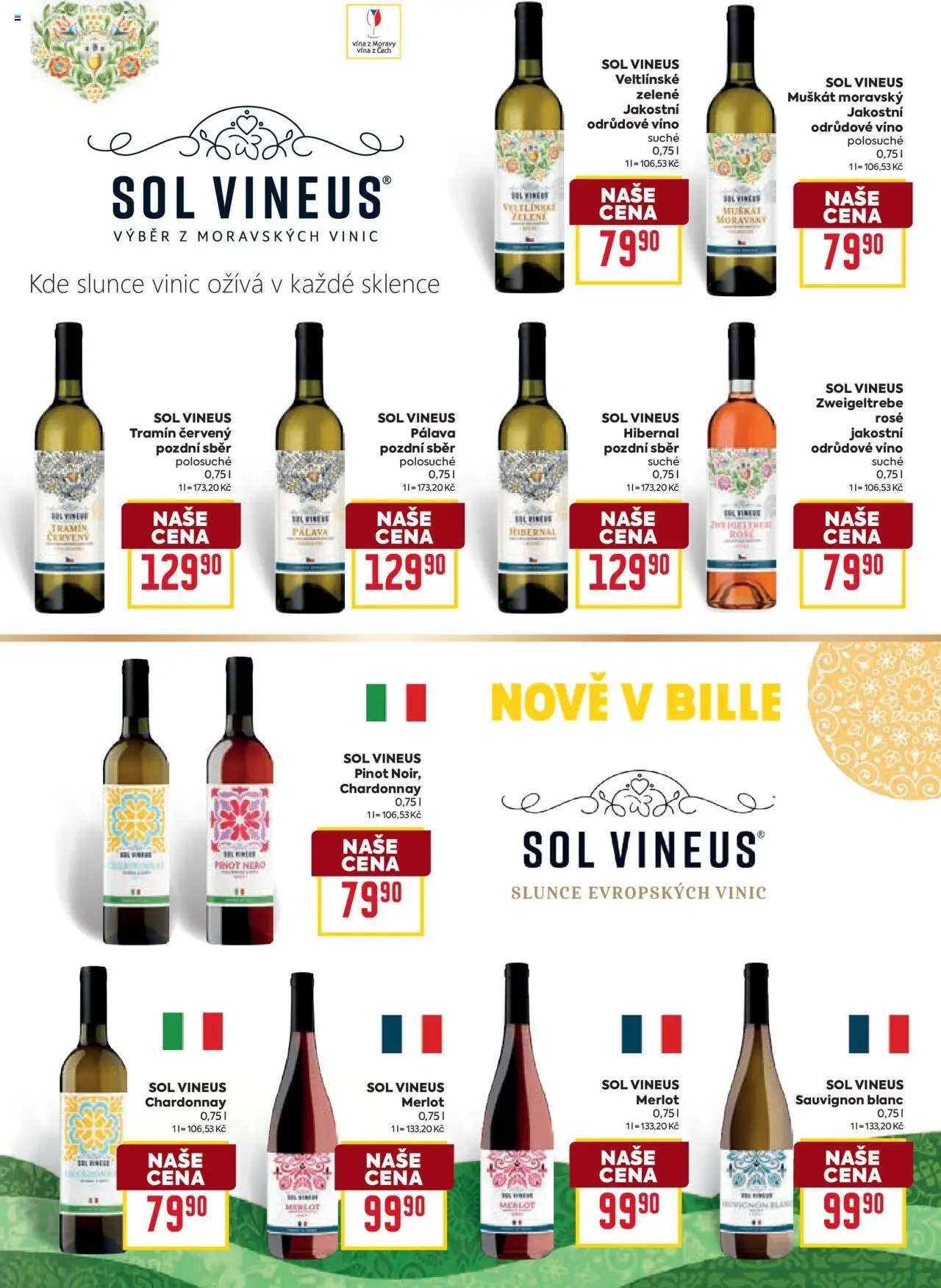 Billa katalog - Léto od 11.06.2025 | Strana: 15 | Produkty: Víno, Merlot, Tramín červený