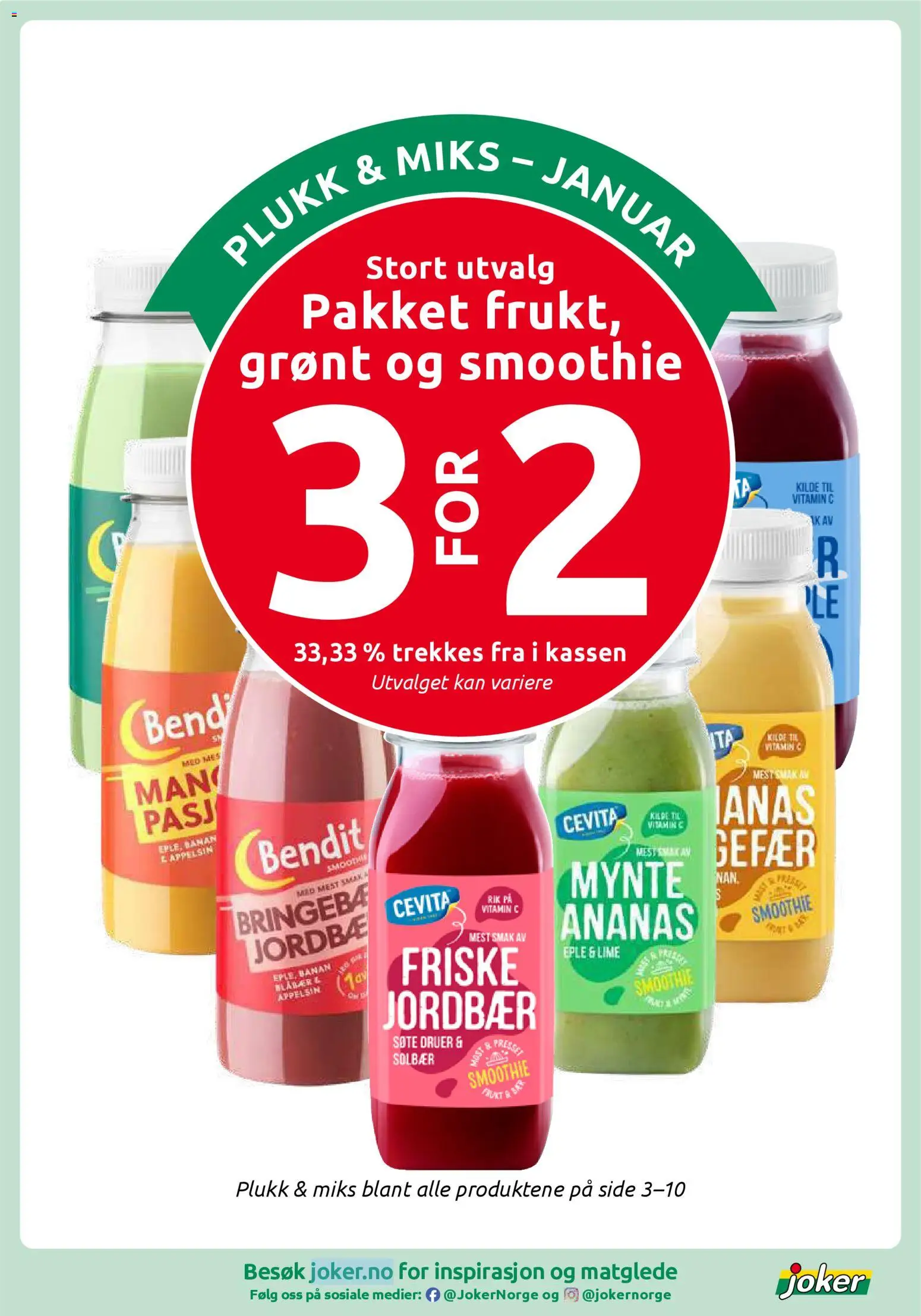 {H1} | Side: 10 | Produkter: Ananas, Bringebær, Mynte, Solbær