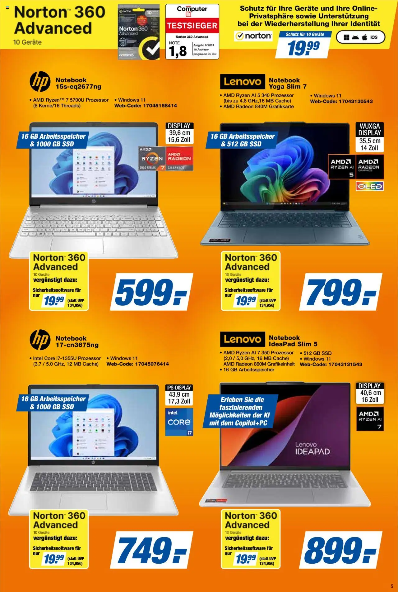 Expert Prospekt 	 – gültig ab 19.09.2025 | Seite: 5 | Produkte: Lenovo, Notebook, Grafikkarte, Computer