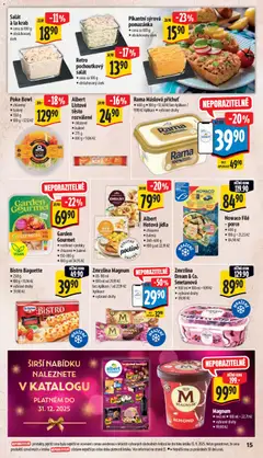 Náhled letáku Albert leták - Supermarket od 19.11.2025 | Strana: 23 | Produkty: Zmrzlina, Nowaco file, Magnum, Těsto