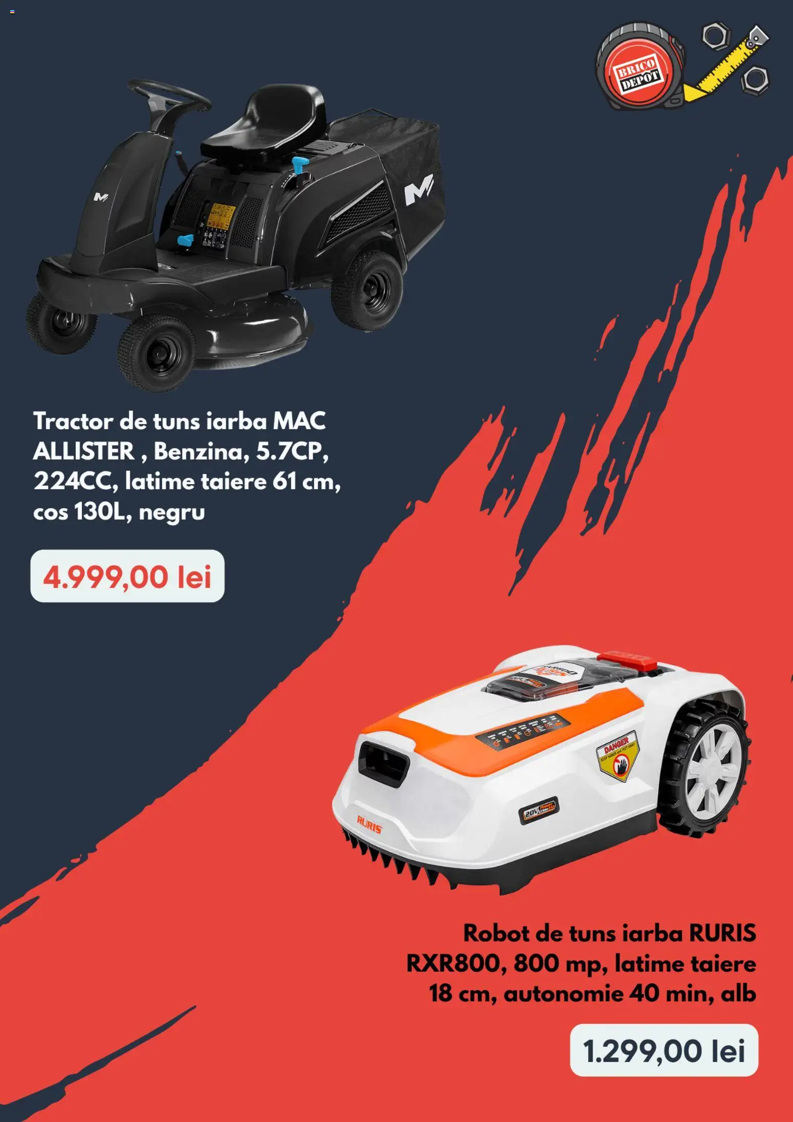 Noul catalog Brico Depot – valabil de la 02.04.2026 | Pagină: 2 | Produse: Robot, Coș