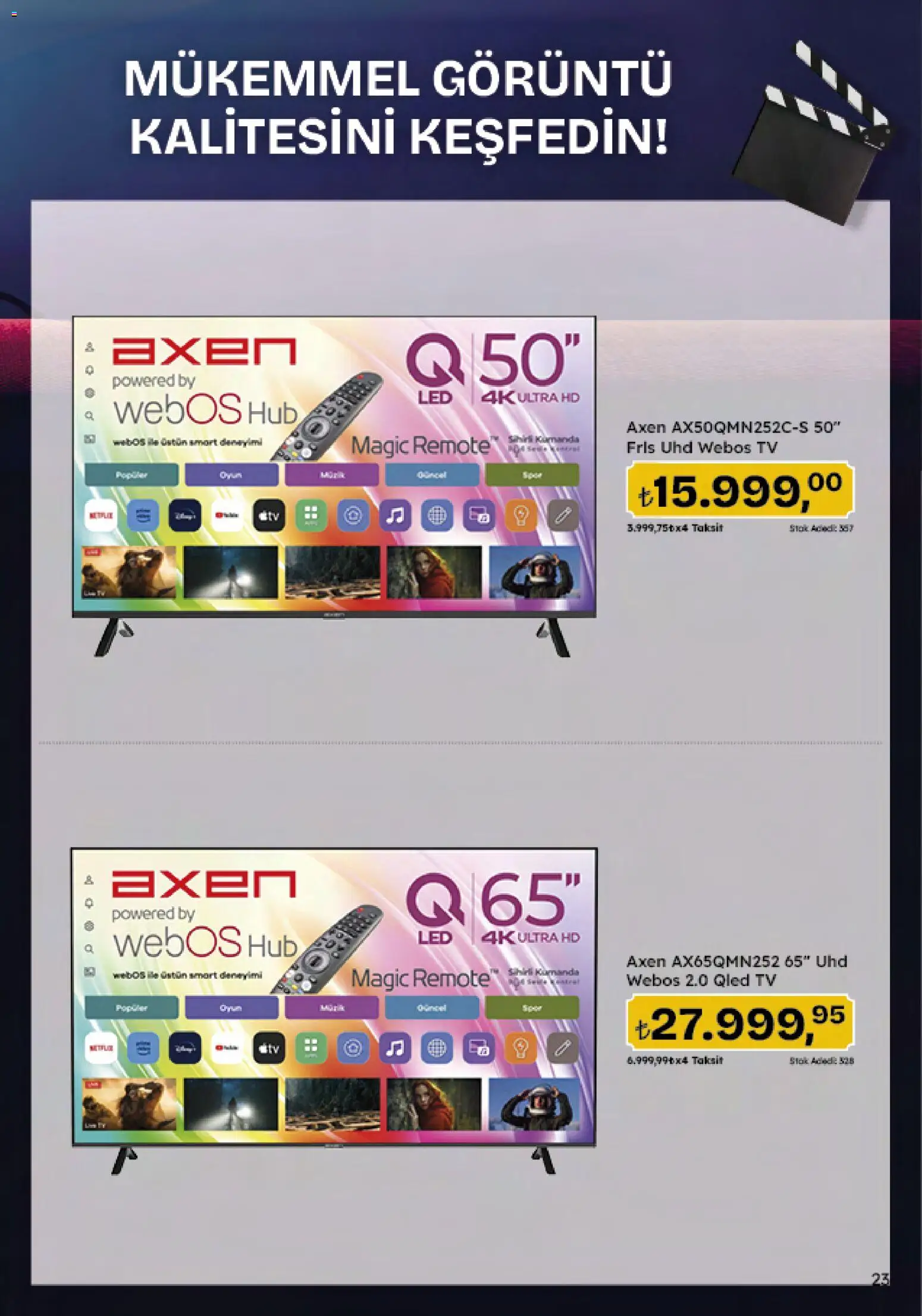 Migros Katalog - 5M Migroskop Dijital - 12.03.2026 tarihinden itibaren geçerlidir | Sayfa: 142 | Ürünler: TV