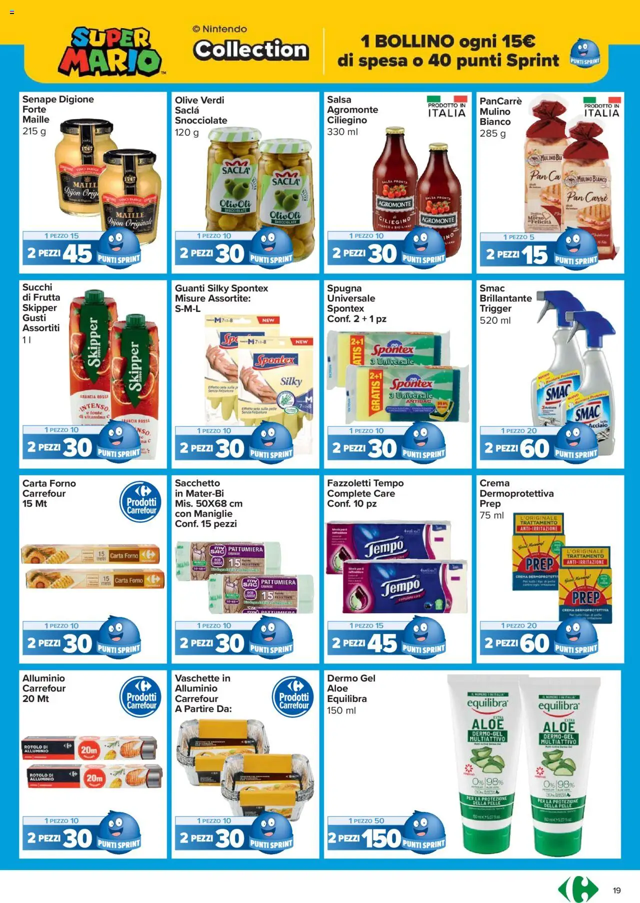 Volantino Carrefour del 18.09.2025 | Pagina: 19 | Prodotti: Frutta, Olive, Guanti, Arancia