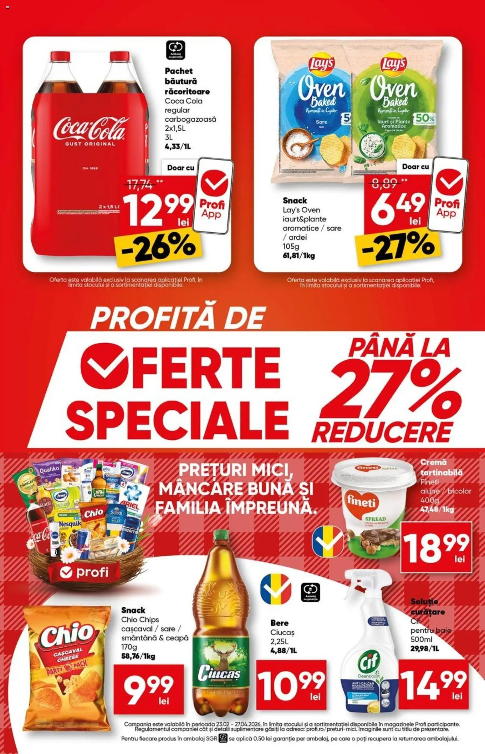 Noul catalog Profi – valabil de la 15.04.2026 | Pagină: 3 | Produse: Amerikan servis, Alune, Bere, Sare