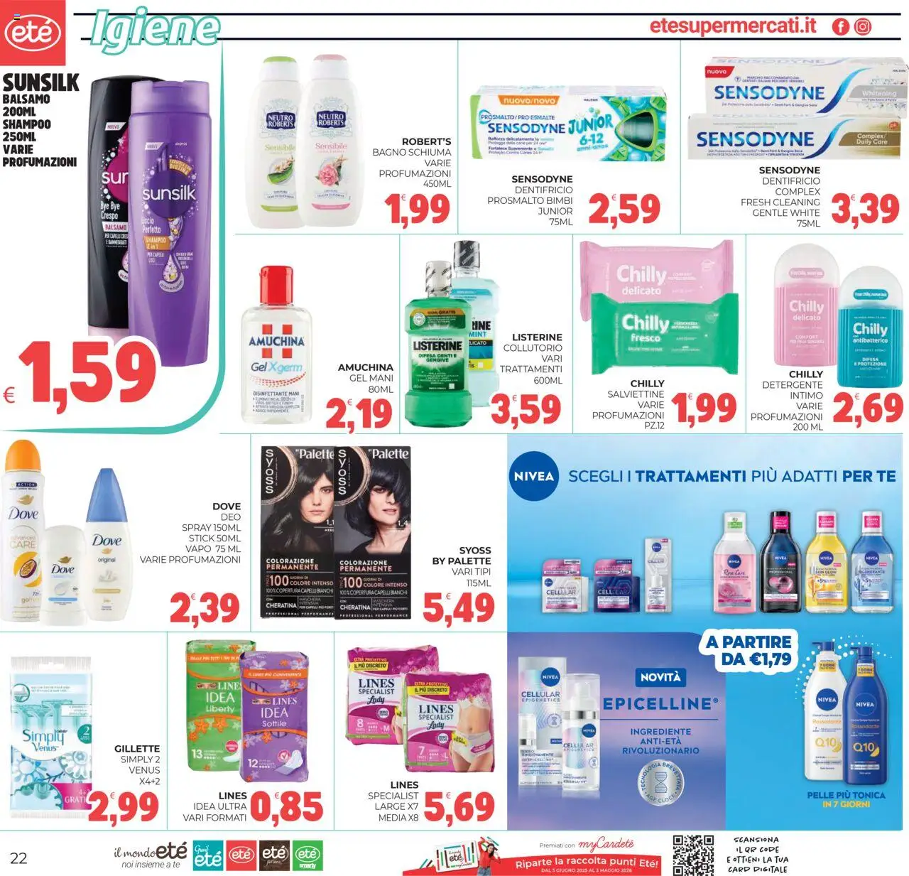 Volantino Eté del 09.09.2025 | Pagina: 22 | Prodotti: Maschera, Detergente, The, Bagno