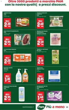 Anteprima del volantino Volantino Panorama	 valido a partire dal 09.10.2025 | Pagina: 25 | Prodotti: Prosciutto Crudo, detergente per WC, Prosciutto, Terra
