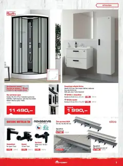 Náhled letáku Uni Hobby leták od 08.01.2026 | Strana: 3 | Produkty: Polička, Koupelnový nábytek, Skříňka, Baterie