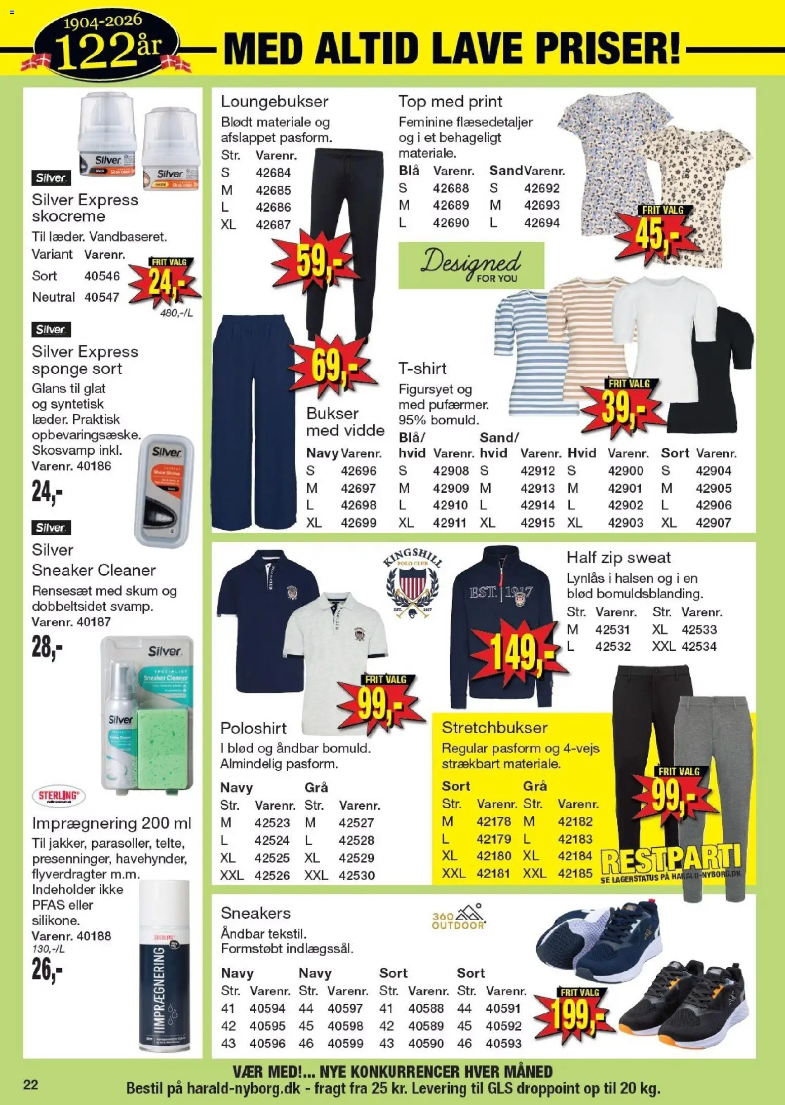 Harald Nyborg tilbudsavis – gyldig fra 26.02.2026 | Side: 24 | Produkter: Bukser, Sneakers