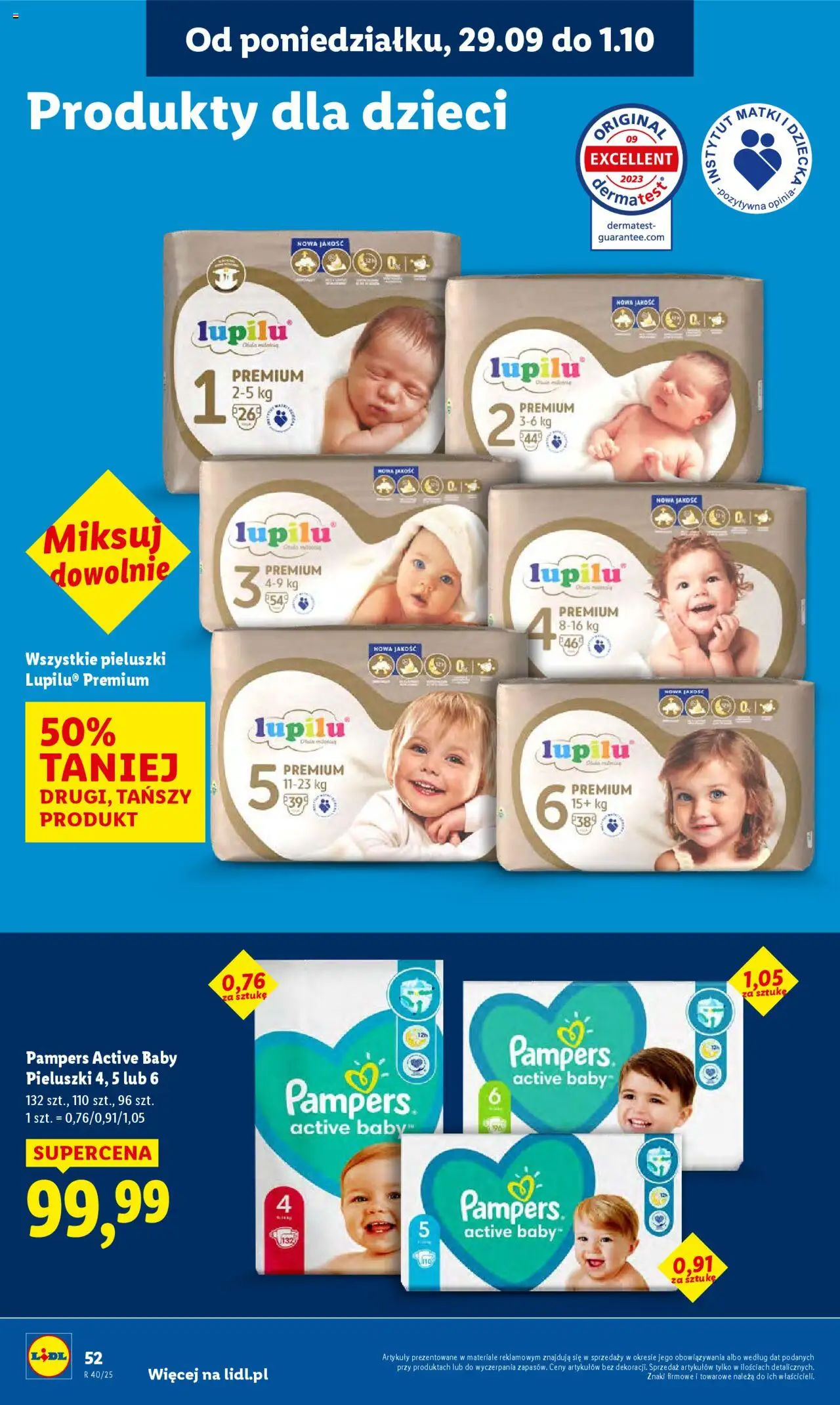 Lidl Gazetka od 29.09.2025 | Strona: 56 | Produkty: Pampers
