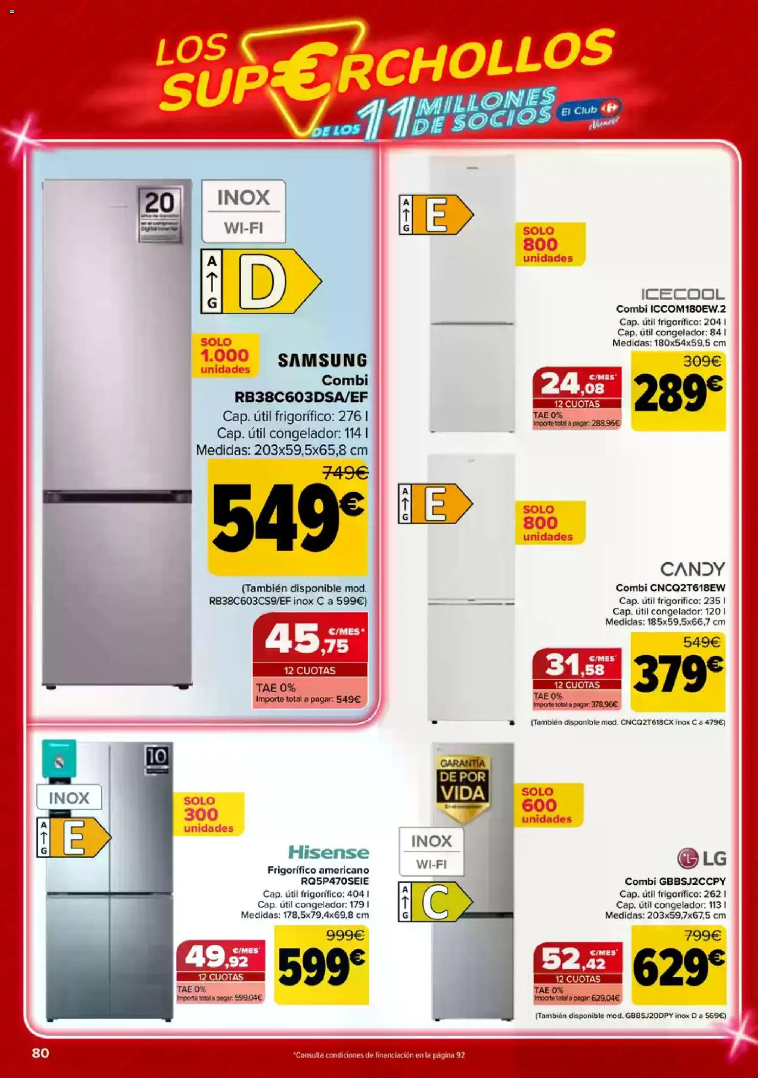 Carrefour folleto │ válido desde el 23.04.2026 | Página: 79 | Productos: Congelador, Combi