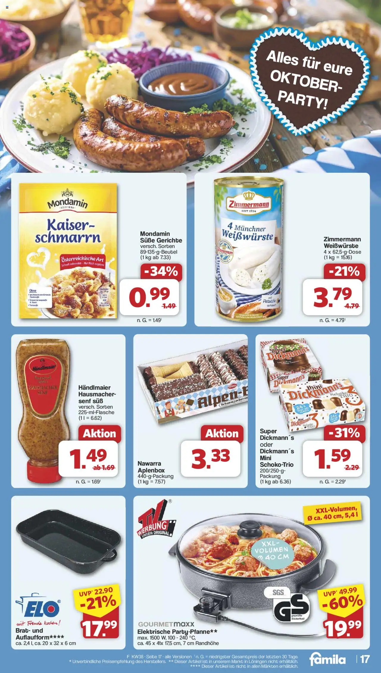 Famila Nordwest Prospekt 	 – gültig ab 15.09.2025 | Seite: 18 | Produkte: Milch