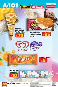 31.01.2026 tarihinden itibaren geçerli olan A101 kataloğu önizlemesi
