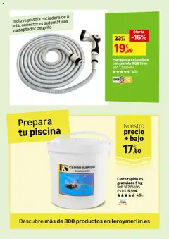 Leroy Merlin catálogo │ válido desde el 22.07.2025 | Página: 14 | Productos: Manguera, Adaptador