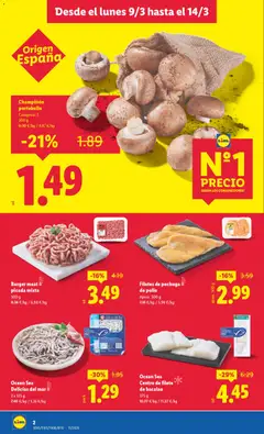 Vista previa Filetes de pechuga de pollo, Aprox. 500 g válido desde el 09.03.2026 | Página: 2 | Productos: Δισκέτα, Filete