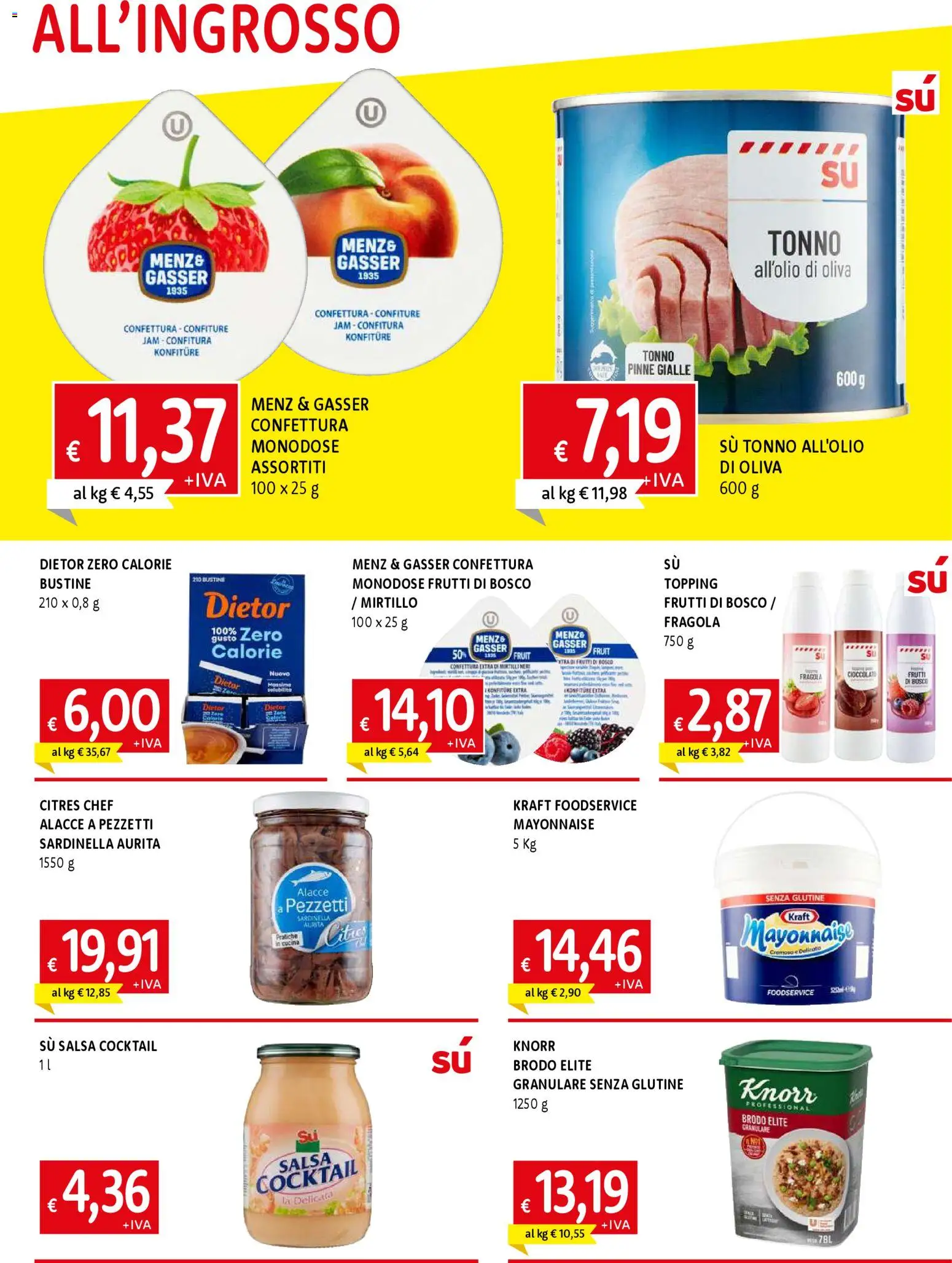 Volantino Galassia del 04.12.2025 | Pagina: 5 | Prodotti: Pinne, Mirtilli, Tonno, Topping