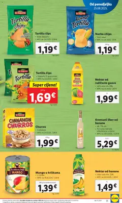 Lidl katalog | vrijedi od 25.08.2025 | Stranica: 11 | Proizvodi: Banane, Čips, Liker, Mango