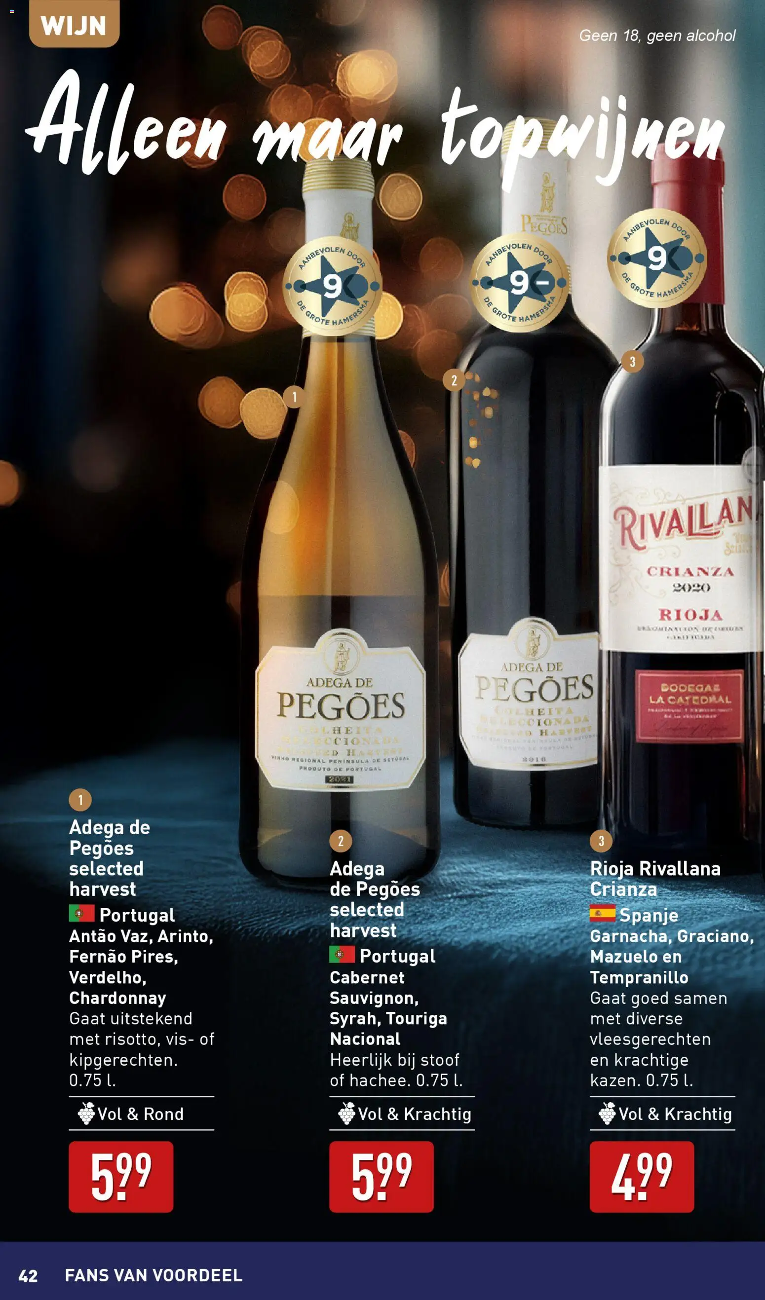 {H1} | Pagina: 42 | Producten: Wijn, Vis, La, Alcohol