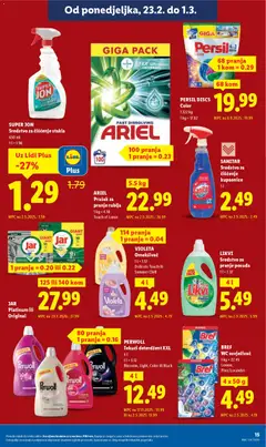 Katalog Lidl - Pregled kataloga iz trgovine Lidl, vrijedi od 19.02.2026 | Stranica: 15
