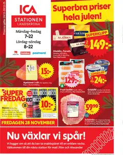 ICA Supermarket - Landskrona - Förhandsvisning av reklamblad från butik ICA Supermarket aktuell från 24.11.2025